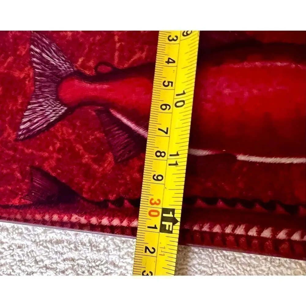 Break Through The Red Tempered Glass Cutting Board Red Fish Themed Fisherman